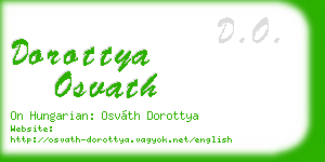 dorottya osvath business card